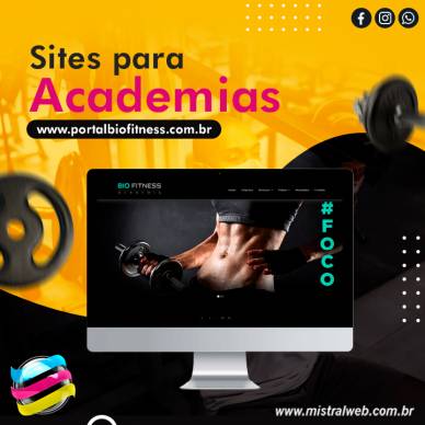 Sites para Academias