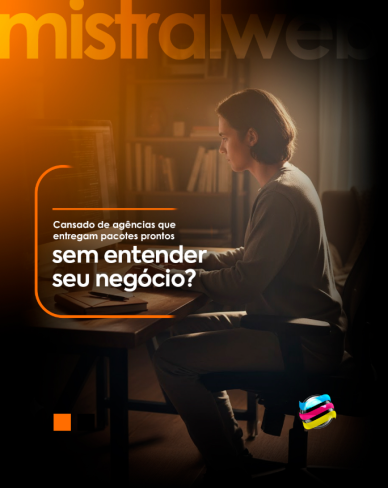 Cansado de agências que entregam pacotes prontos sem entender seu negócio? 