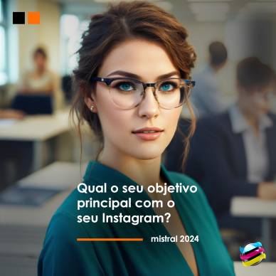 Qual o seu objetivo principal com o seu Instagram?